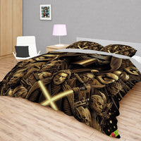 Starwars bedding - Obi-Wan Kenobi luxury graphics duvet covers linen high quality cotton quilt sets and pillowcase - Lusy Store LLC