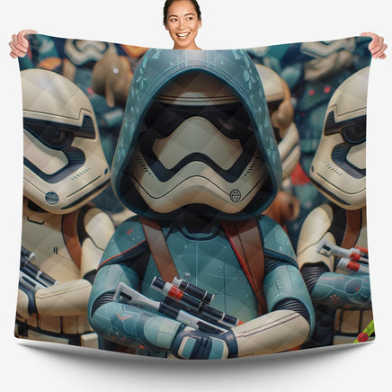 Starwars bedding - Stormtrooper 3D graphics duvet covers linen high quality cotton quilt sets and pillowcase - Lusy Store LLC