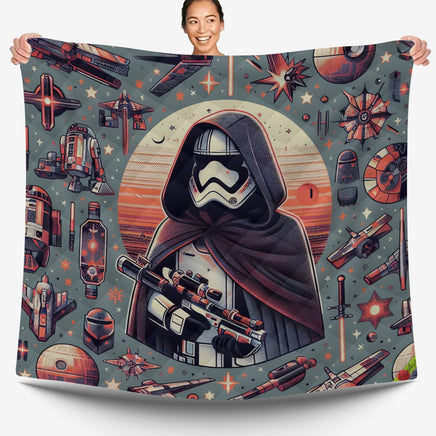 Starwars bedding - Stormtrooper cool graphics duvet covers linen high quality cotton quilt sets and pillowcase - Lusy Store LLC