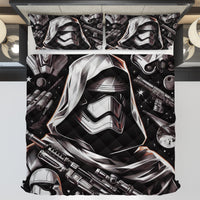 Starwars bedding - Stormtrooper graphics duvet covers linen high quality cotton quilt sets and pillowcase - Lusy Store LLC