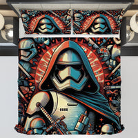 Starwars bedding - Stormtrooper graphics duvet covers linen high quality cotton quilt sets and pillowcase - Lusy Store LLC