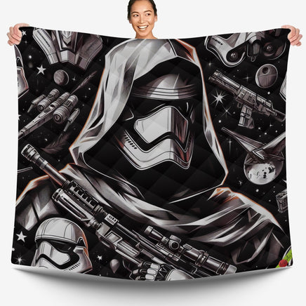 Starwars bedding - Stormtrooper graphics duvet covers linen high quality cotton quilt sets and pillowcase - Lusy Store LLC