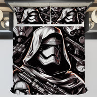 Starwars bedding - Stormtrooper graphics duvet covers linen high quality cotton quilt sets and pillowcase - Lusy Store LLC