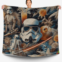 Starwars bedding - Stormtrooper summer graphics duvet covers linen high quality cotton quilt sets and pillowcase - Lusy Store LLC