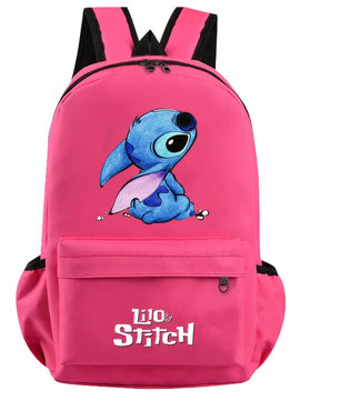 Stitch Backpack Boys Girl Back To School Schoolbag Student Kawaii Backpack - Lusy Store LLC