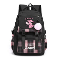 Stitch Backpack Casual School Bags Girl Boy Student Teenager Children Gift - Lusy Store LLC