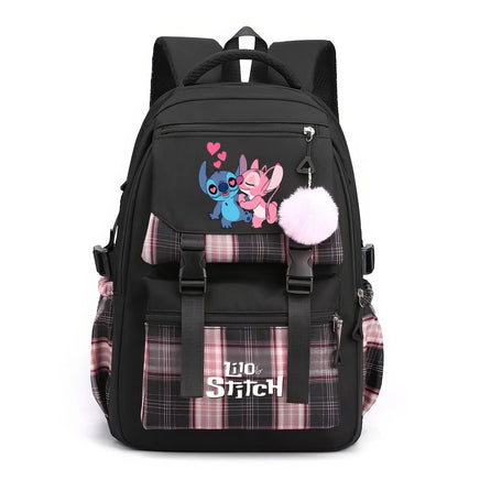 Stitch Backpack Casual School Bags Girl Boy Student Teenager Children Gift - Lusy Store LLC