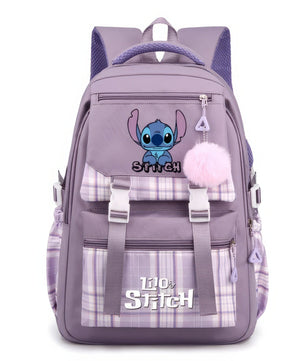 Stitch Backpack Casual School Bags Girl Boy Student Teenager Children Gift - Lusy Store LLC