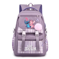 Stitch Backpack Casual School Bags Girl Boy Student Teenager Children Gift - Lusy Store LLC