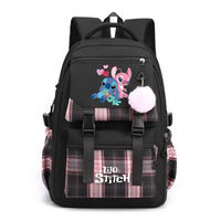 Stitch Backpack Casual School Bags Girl Boy Student Teenager Children Gift - Lusy Store LLC