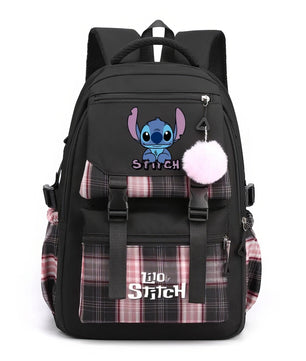 Stitch Backpack Casual School Bags Girl Boy Student Teenager Children Gift - Lusy Store LLC