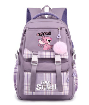 Stitch Backpack Casual School Bags Girl Boy Student Teenager Children Gift - Lusy Store LLC