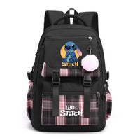 Stitch Backpack Casual School Bags Girl Boy Student Teenager Children Gift - Lusy Store LLC