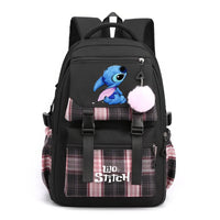 Stitch Backpack Casual School Bags Girl Boy Student Teenager Children Gift - Lusy Store LLC