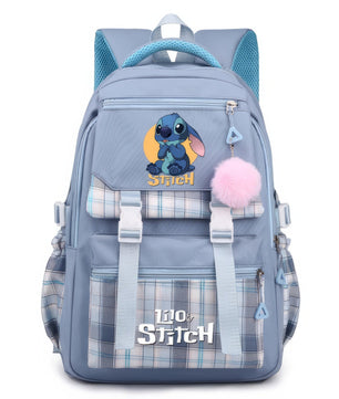 Stitch Backpack Casual School Bags Girl Boy Student Teenager Children Gift - Lusy Store LLC