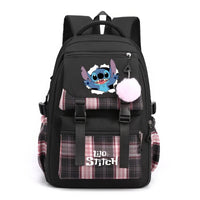Stitch Backpack Casual School Bags Girl Boy Student Teenager Children Gift - Lusy Store LLC