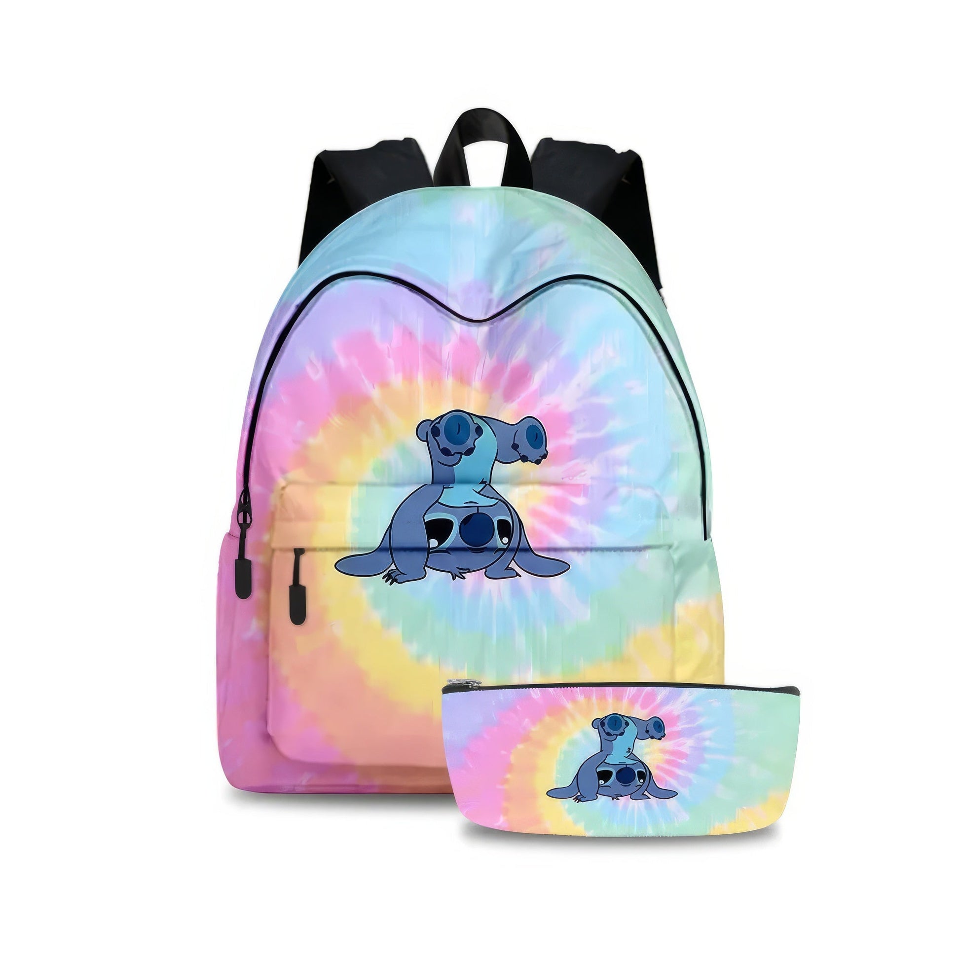 Stitch Backpack Primary and Secondary School Students Cartoon Cute School Bag - Lusy Store LLC