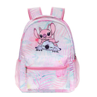 Stitch Backpack Primary School Bag Childrens Cartoon Backpack Boys Girls Anime Kawaii - Lusy Store LLC