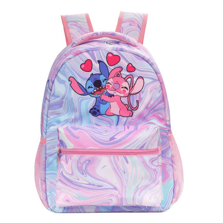 Stitch Backpack Primary School Bag Childrens Cartoon Backpack Boys Girls Anime Kawaii - Lusy Store LLC