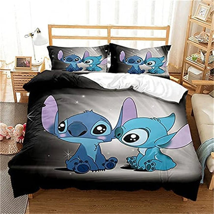 Stitch Bedding Set 3D Microfiber Thick and Soft - Suitable for Boys and Girls Teen Room 4