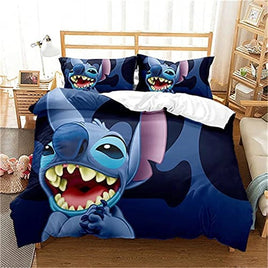 Stitch Bedding Set 3D Microfiber Thick and Soft - Suitable for Boys and Girls Teen Room - Lusy Store LLC
