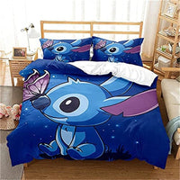 Stitch Bedding Set 3D Microfiber Thick and Soft - Suitable for Boys and Girls Teen Room 8