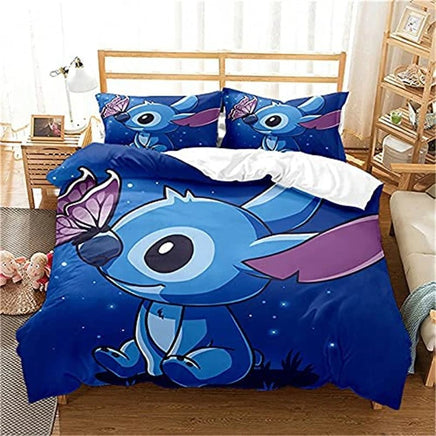 Stitch Bedding Set 3D Microfiber Thick and Soft - Suitable for Boys and Girls Teen Room 8