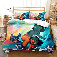 Stitch Bedding Set 3D Microfiber Thick and Soft - Suitable for Boys and Girls Teen Room 5