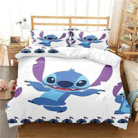 Stitch Bedding Set 3D Microfiber Thick and Soft - Suitable for Boys and Girls Teen Room 14