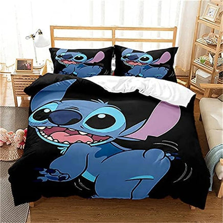 Stitch Bedding Set 3D Microfiber Thick and Soft - Suitable for Boys and Girls Teen Room 11
