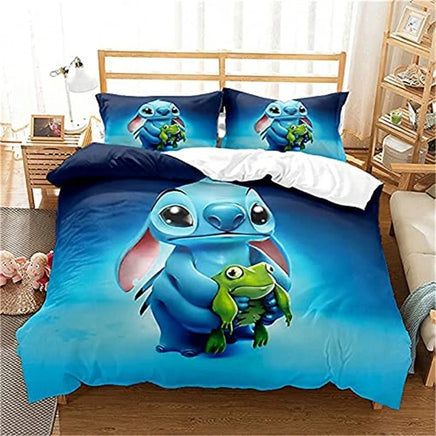 Stitch Bedding Set 3D Microfiber Thick and Soft - Suitable for Boys and Girls Teen Room 16