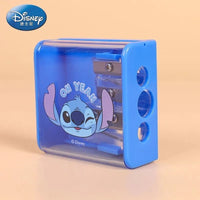 Stitch Cartoon Three-Hole Pencil Sharpener - Cute Design for Children and Students