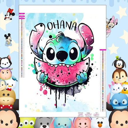 Stitch Diamond Painting Kit - Cute Lilo And Stitch Cartoon Design Full Drill Cross Stitch Mosaic 2