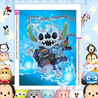 Stitch Diamond Painting Kit - Cute Lilo And Stitch Cartoon Design Full Drill Cross Stitch Mosaic 4
