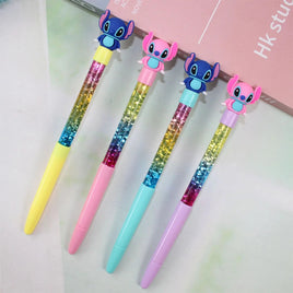 Stitch Doll Stationery Pen - Cute Anime Figure Writing Tool with Black Ink for Students