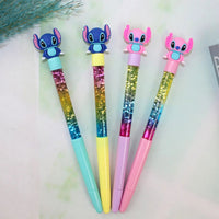 Stitch Doll Stationery Pen - Cute Anime Figure Writing Tool with Black Ink for Students