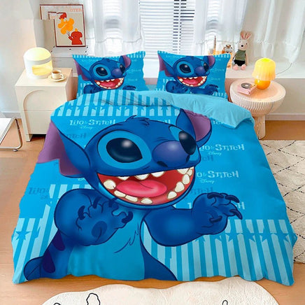 Stitch Duvet Cover Bedding Set Cute Cartoon Anime with Pillowcase Soft Microfiber 6