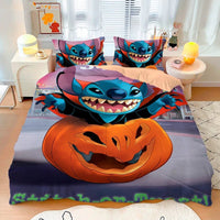 Stitch Duvet Cover Bedding Set Cute Cartoon Anime with Pillowcase Soft Microfiber 9