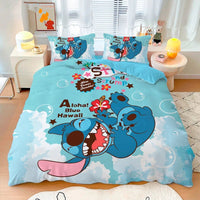 Stitch Duvet Cover Bedding Set Cute Cartoon Anime with Pillowcase Soft Microfiber 8