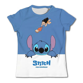 Stitch Graphic Children's T-Shirt - Girls/Boys Short-Sleeved Summer Casual Tee TX-PD227