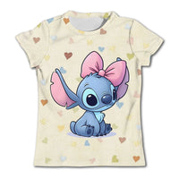 Stitch Graphic Children's T-Shirt - Girls/Boys Short-Sleeved Summer Casual Tee TX-PD229