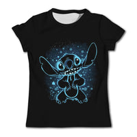 Stitch Graphic Children's T-Shirt - Girls/Boys Short-Sleeved Summer Casual Tee TX-PD238