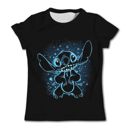 Stitch Graphic Children's T-Shirt - Girls/Boys Short-Sleeved Summer Casual Tee TX-PD238