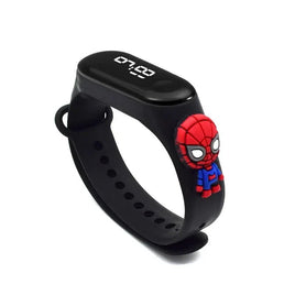 Stitch LED Waterproof Kids Digital Watch Spiderman Hulk Children Watch Sports Touch Electronic Animation Kids Gifts