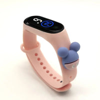 Stitch LED Waterproof Kids Digital Watch Spiderman Hulk Children Watch Sports Touch Electronic Animation Kids Gifts Style 7