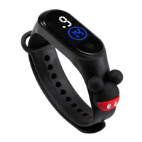 Stitch LED Waterproof Kids Digital Watch Spiderman Hulk Children Watch Sports Touch Electronic Animation Kids Gifts Style 9