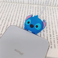 Stitch Mickey Cartoon Charger Cable Protector - iPhone USB Data Line Head Protection Cover Stitch