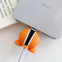 Stitch Mickey Cartoon Charger Cable Protector - iPhone USB Data Line Head Protection Cover Dale butt