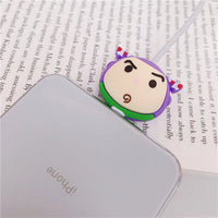 Stitch Mickey Cartoon Charger Cable Protector - iPhone USB Data Line Head Protection Cover Buzz Lightyear