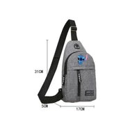 Stitch Multifunctional Chest Bag - Men's Trend Shoulder Bag, Outdoor Fashion Crossbody Bag - Lusy Store LLC